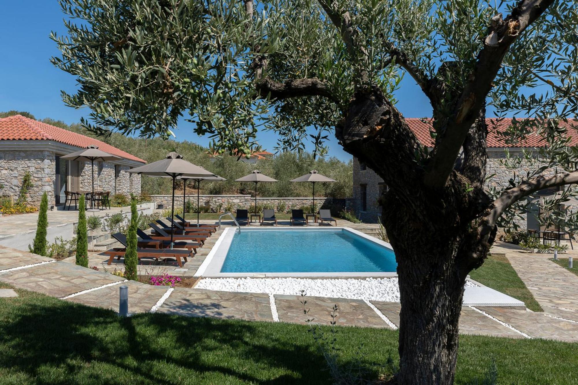 Lichnos Luxury Suites Sourpi Exterior foto